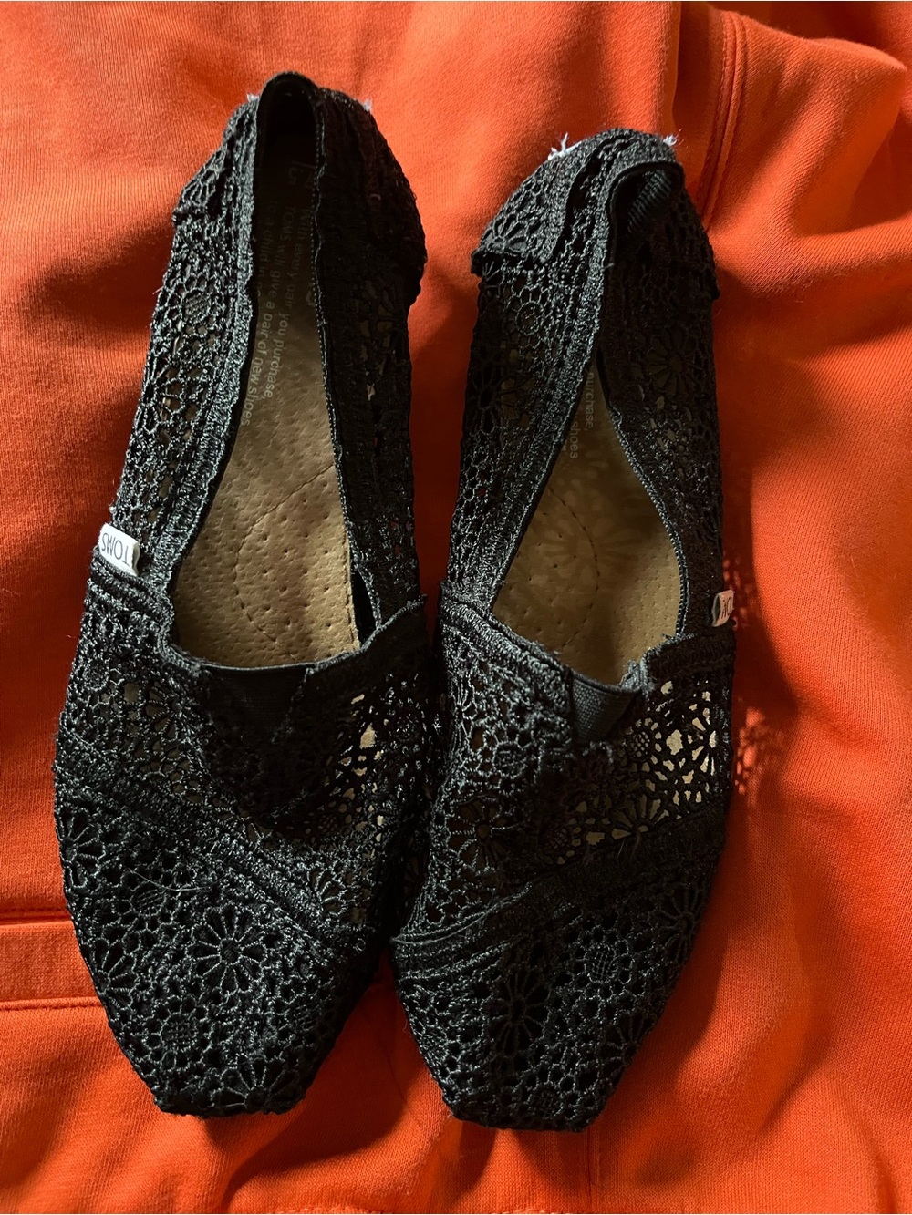 TOMS Alpargata Moroccan
Crochet black size 7.5